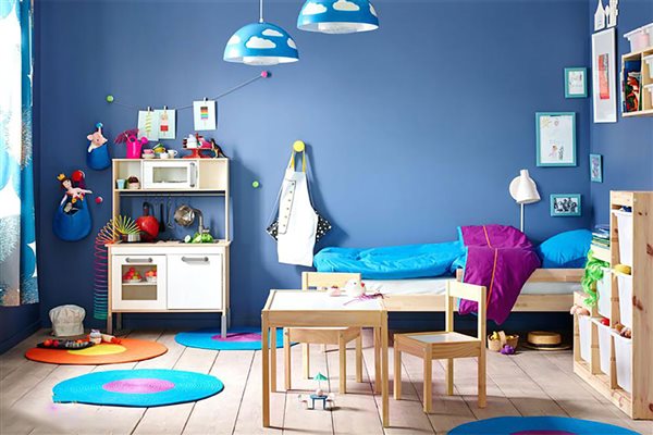 انتخاب رنگ اتاق کودک در نقاشی ساختمان